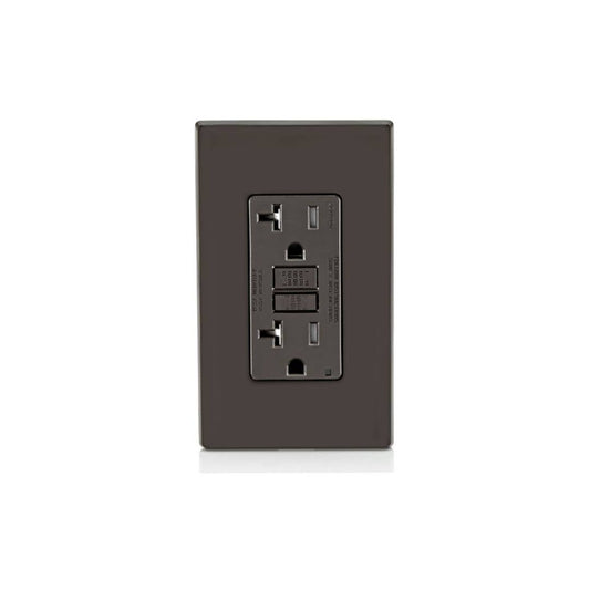 Leviton GFTR2 20 Amp, 125 Volt Receptacle/Outlet, 20 Amp Feed-Through