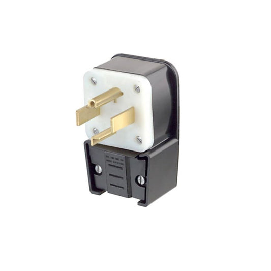 Leviton 9432-P 30 Amp, 125/250 Volt, Straight Blade, Plug, Industrial Grade