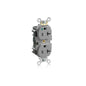 Leviton M8300-HGY Lev-Lok Duplex Receptacle Outlet