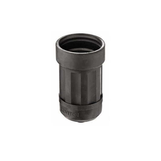 Leviton 6018 Boot for Straight / Locking Connector, 15 Amp &amp; 20 Amp, 3-Wire, Weather Resistant, Black