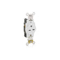 Leviton 5661-W Single Receptacle Outlet