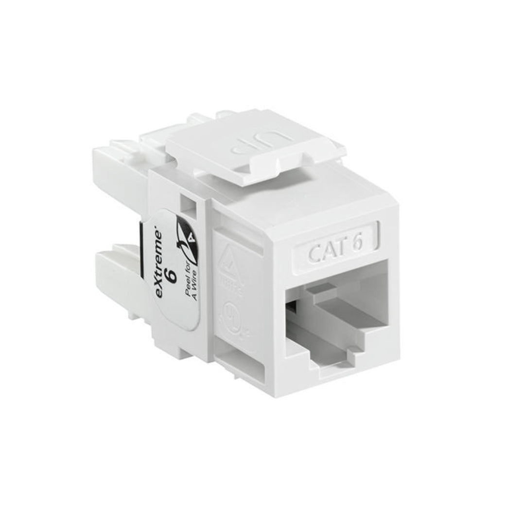 Leviton 61110-RW6 eXtreme 6+ QuickPort Connector, CAT 6