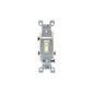 Leviton 1453-ICP 15 Amp, 120 Volt, Toggle Framed 3-Way AC Quiet Switch