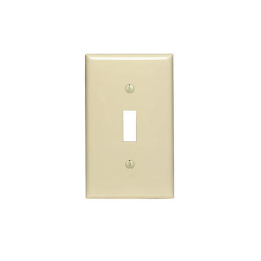 Leviton 80701-I 1-Gang Toggle Device Switch Wallplate