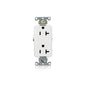 Leviton 16352-W Decora Plus Duplex Receptacle Outlet, Heavy-Duty