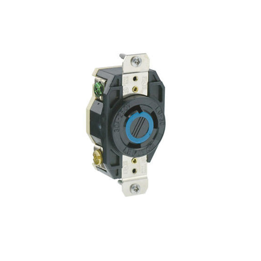 Leviton 2620 30 Amp, 250 Volt, Flush Mounting Locking Receptacle