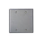 Leviton 84025-40 2-Gang No Device Blank Wallplate