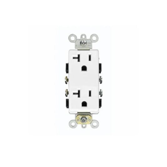 Leviton DR20-W Straight Blade Decora Receptacle