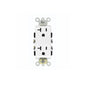 Leviton DR20-W Straight Blade Decora Receptacle