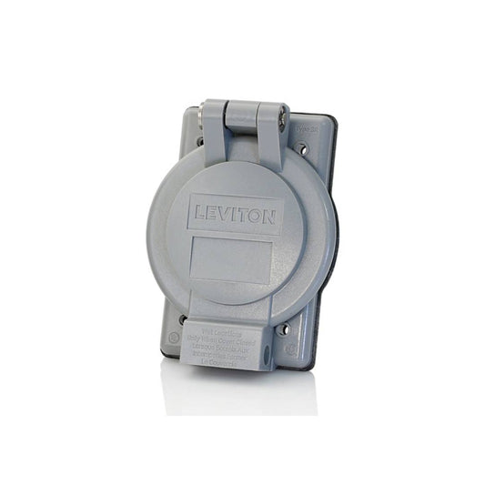Leviton WP2-G 1-Gang Weatherproof Cover for Flanged Devices