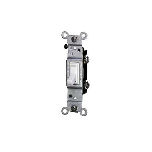 Leviton 2651-2W 15 Amp, 120 Volt, Toggle CO/ALR Single-Pole AC Quiet Switch