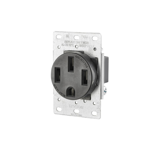Leviton 279-S00 50 Amp Flush Mount Outlet/Receptacle
