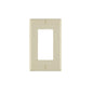 Leviton 80401-NT 1-Gang Decora/GFCI Device Wallplate, Standard Size, Thermoplast