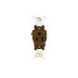 Leviton 5251 Single Receptacle Outlet, Heavy-Duty