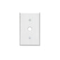 Leviton 88018 1-Gang .406 Inch Hole Device Telephone/Cable Wallplate