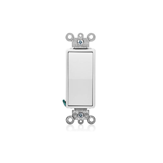 Leviton 5604-2W 15 Amp, 120/277 Volt, Decora Rocker 4-Way AC Quiet Switch