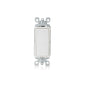 Leviton 5601-2W 15 Amp Decora Single-Pole Switch, Grounding - White