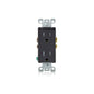 Leviton T5325-E 15 Amp Decora Tamper-Resistant Duplex Outlet/Receptacle, Grounding, Black