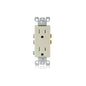 Leviton T5325-T 15Amp 125V Tamper Resistant Decora Duplex Receptacle