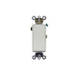 Leviton 5691-2W 15 Amp, 120/277 Volt, Decora Plus Rocker Single-Pole AC Quiet Switch