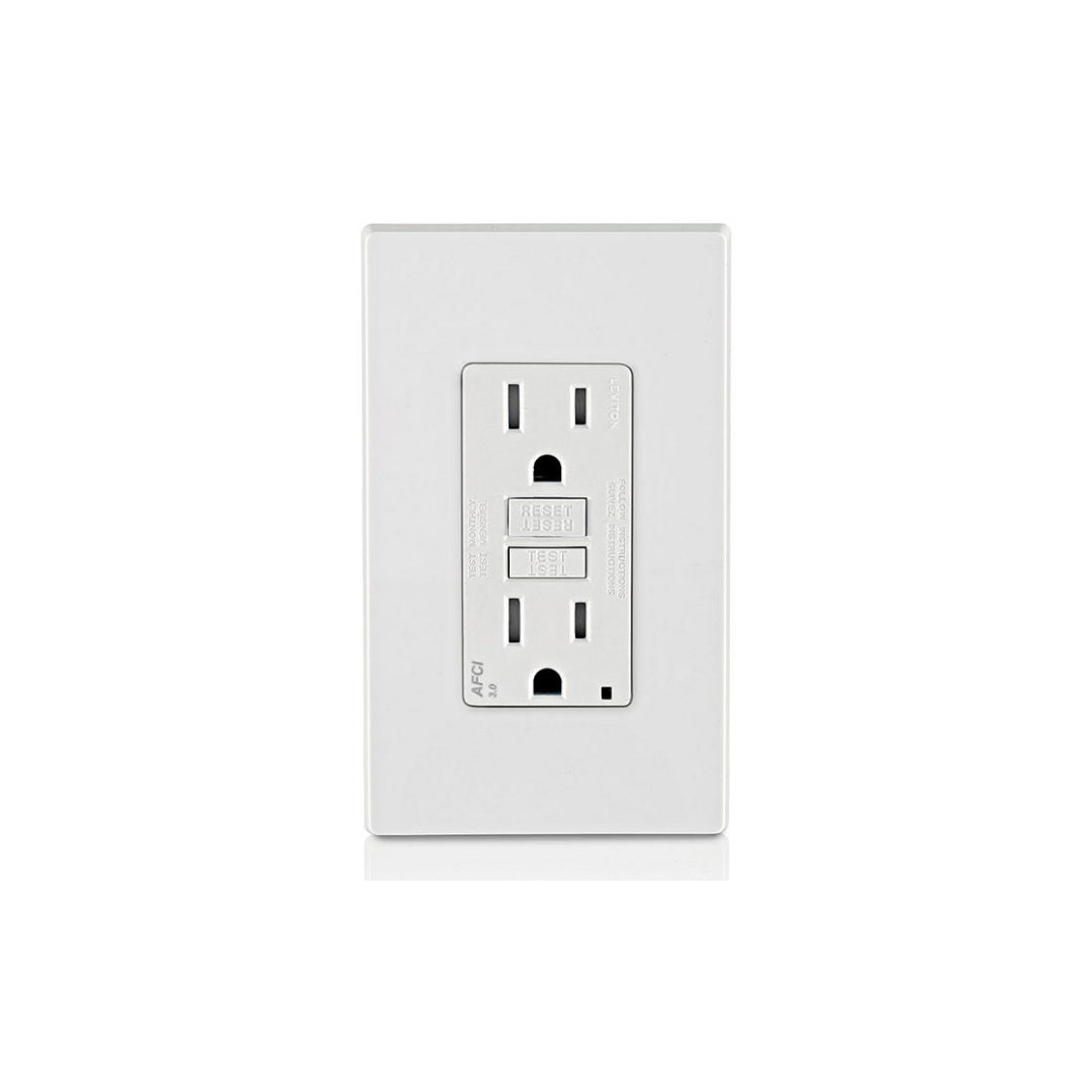 Leviton AFTR1-W 15 Amp, 125 Volt Receptacle/Outlet