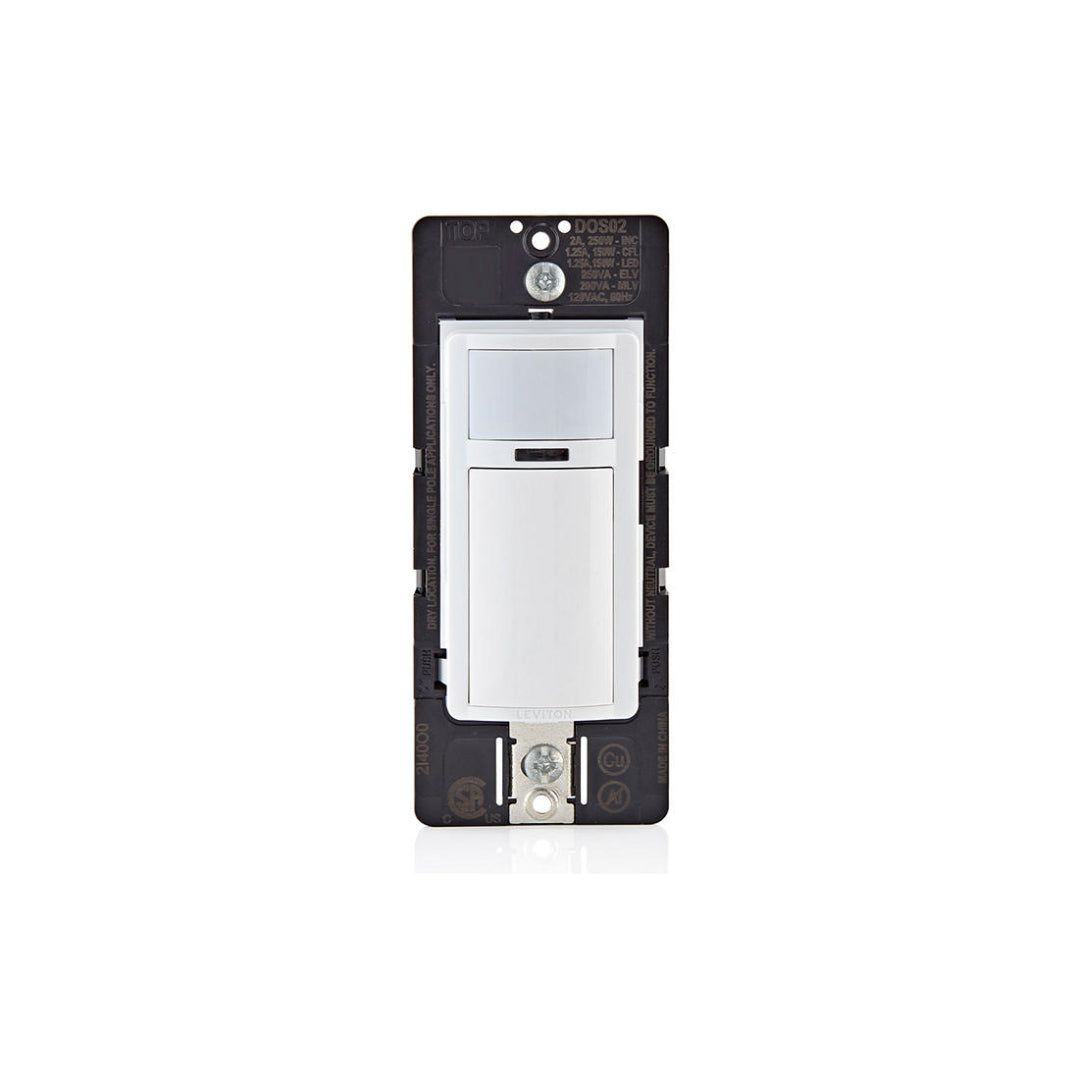 Leviton DOS02-LW Motion Sensor Light Switch, Motion Activated