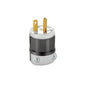 Leviton 5466-C 20 Amp, 250 Volt, Plug, Straight Blade, Industrial Grade, Grounding