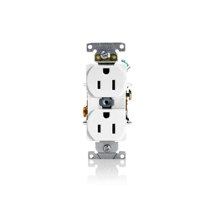 Leviton 5262-S 15-Amp, 125 Volt, Industrial Heavy Duty Grade, Duplex Receptacle