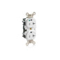 Leviton MT830-W Duplex Receptacle Outlet, Heavy-Duty Hospital Grade, Tamper-Resistant