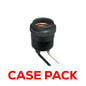 10 Pack Leviton 55 Weatherproof Lampholder, Single Circuit, Black Rubber Outdoor Lamp Socket