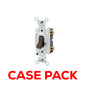 10 Pack Leviton CSB1-15 Brown Single-Pole Toggle Switch