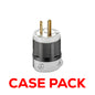 10 Pack Leviton 5266-C 15 Amp, 125 Volt, Industrial Grade, Plug, Straight Blade, Grounding