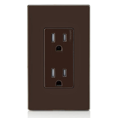 Leviton T5325 15 Amp Decora Tamper-Resistant Duplex Outlet/Receptacle