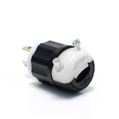 Leviton 4770-C 15 Amp, 277 Volt, NEMA L7-15P, 2P, 3W, Locking Plug, Industrial Grade, Grounding