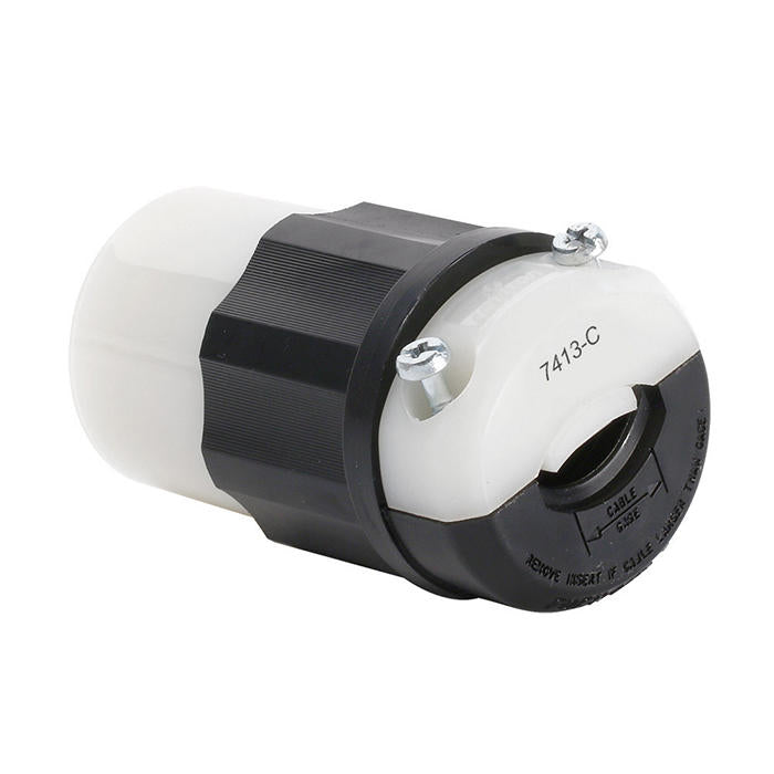 Leviton 7413-C 20 Amp, 120/208 Volt, 3PY, Locking Connector, Industrial Grade