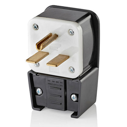 Leviton 9630-P 30 Amp, 250 Volt, Straight Blade, Plug, Industrial Grade