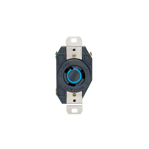 Leviton 2320 20 Amp, 250 Volt, Flush Mounting Locking Receptacle