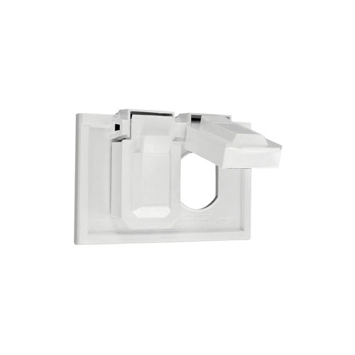 Leviton 4976-W Weatherproof Wallplate, 1-Gang
