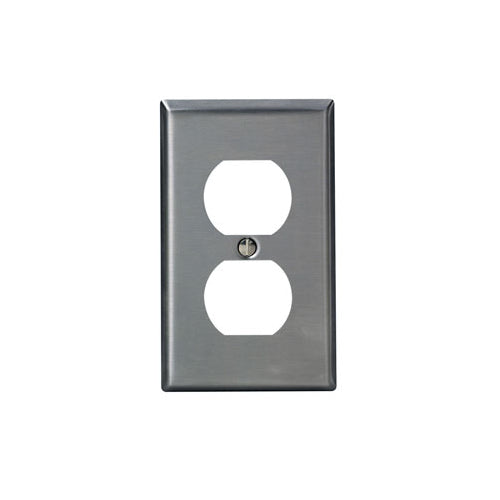 Leviton 84003-40 1-Gang Duplex Device Receptacle Wallplate